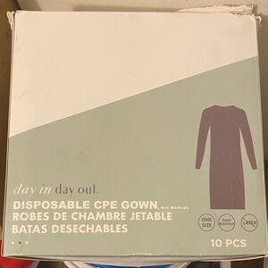 Disposable CPE Gown - 10 Pack